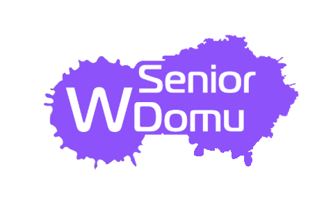 na grafice Logo akcji Senior w domu