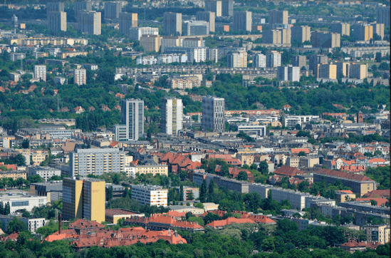 Zdjęcie Poznania z lotu ptaka