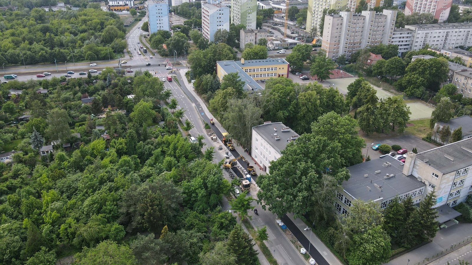 Budowa drogi rowerowej wzdłuż ul. Dmowskiego