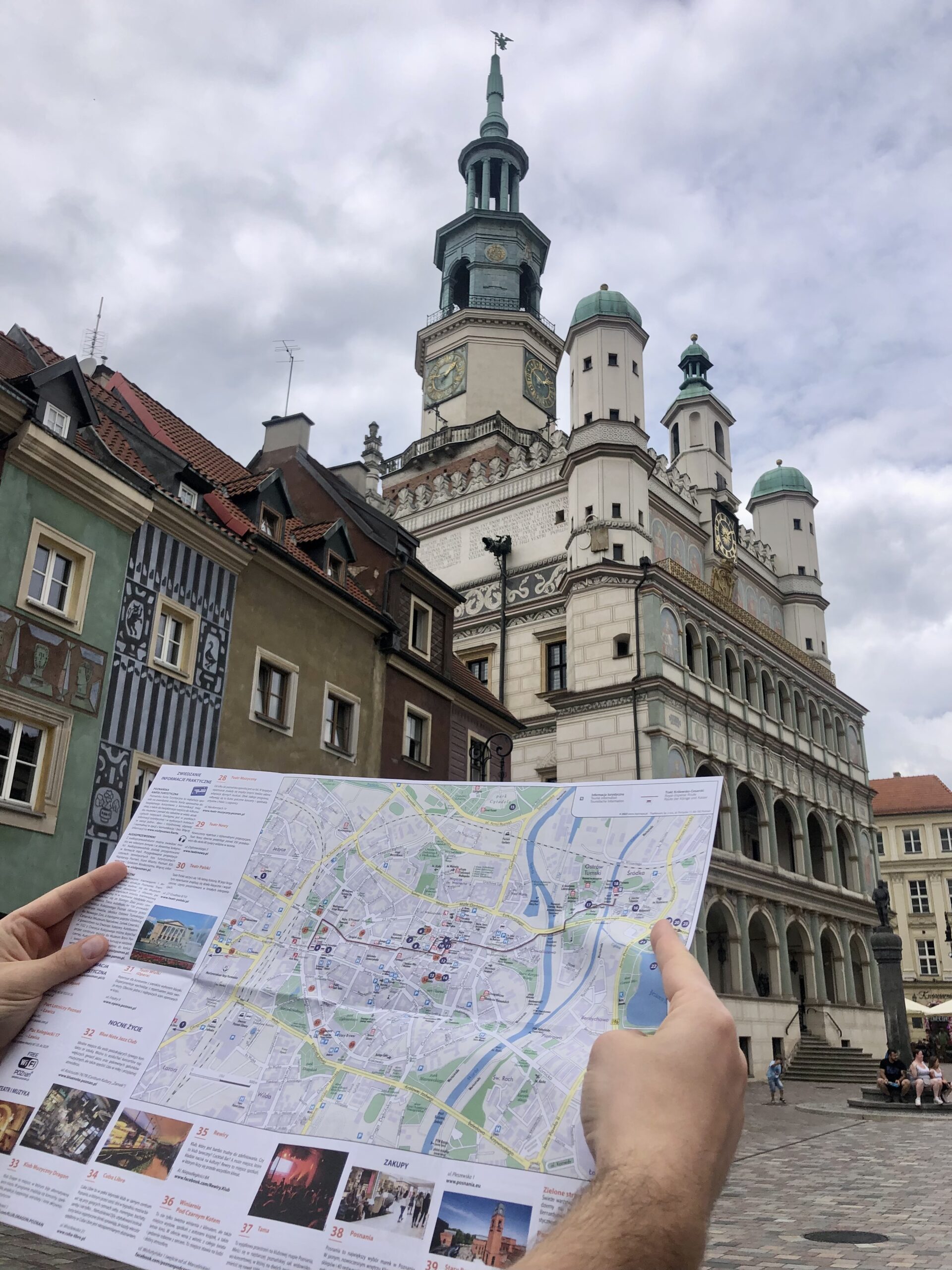 Mapa przed Ratuszem